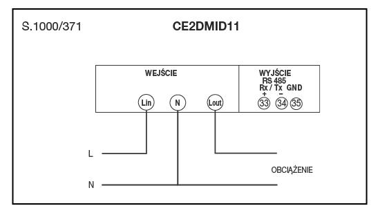 Conto D2-MID schemat połączeń
